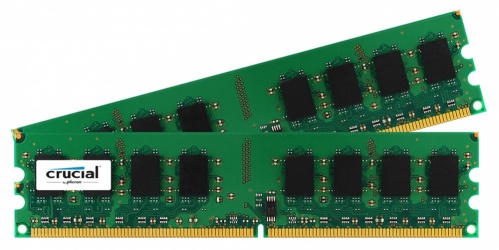 Kit Memoria RAM Crucial CT2KIT25664AA800 DDR2, 800MHz, 4GB (2 x 2GB), Non-ECC, CL6 