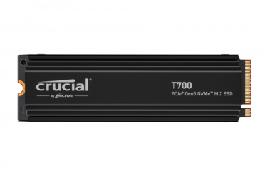 SSD Crucial T700 NVMe, 4TB, M.2, 11800 MB/s Escritura, 12400 MB/s Lectura, PCI Express 5.0 
