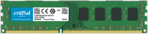 Memoria RAM Crucial DDR3, 1600MHz, 4GB, Non-ECC, CL11 