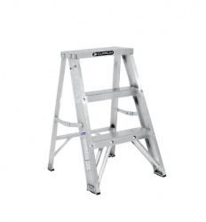 Escalera Cuprum 429-02N, Aluminio, 0.61 Metros, 2 Peldaños, hasta 150Kg 