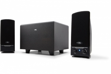 Cyber Acoustics Bocina con Subwoofer CA-3001WB, Alámbrico, 2.1 Canales, 8W RMS, Negro 