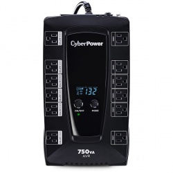 No Break CyberPower AVRG750LCD Línea Interactiva, 450W, 750VA, Entrada 90V - 148V, Salida 120V, 12 Salidas  