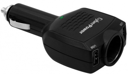 CyberPower Cargador Portátil USB 2.0, 5V, 2100mA, Negro 