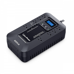 No Break CyberPower EC650LCD, 390W, 650VA, Entrada 96-140V, 8 Contactos 