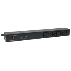 CyberPower Supresor de Picos RKBS20ST6F12R, 18 Contactos, 1800 Joules 