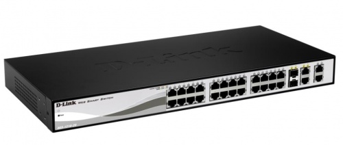 Switch D-Link Gigabit Ethernet DES-1210-28, 10/100/1000Mbps, 12.8Gbit/s, 28 Puertos, 8000 Entradas – Administrable 