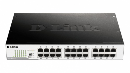 Switch D-Link Gigabit Ethernet DGS-1024D, 24 Puertos 10/100/1000Mbps, 48 Gbit/s, 8000 Entradas - No Administrable 