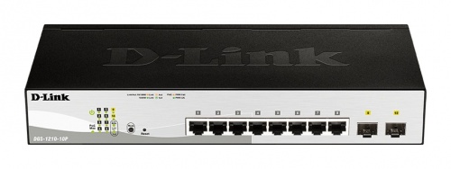 Switch D-Link Gigabit Ethernet DGS-1210-10P, 10/100/1000Mbps, 20Gbit/s, 10 Puertos, 8000 Entradas – No Administrable 