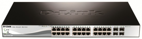 Switch D-LINK Gigabit DGS-1210-28P, 28 Puertos, 56Gbit/s, 16.000 Entradas – Administrable 