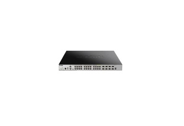Switch D-Link Gigabit Ethernet DGS-3630-28PC/SI, 20 Puertos 10/100/1000Mbps + 4 Puertos SFP+, 128Gbit/s, 68.000 Entradas - Administrable 