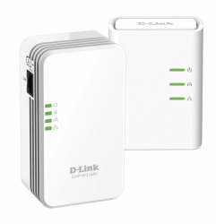 D-Link Kit Adaptador Powerline AV 500, Inalámbrico, 1x RJ-45, 500 Mbit/s 