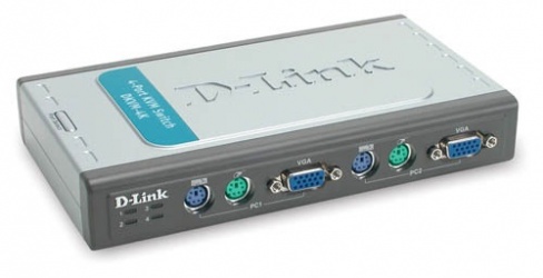 D-Link Switch KVM DKVM-4K, PS/2, 4 Puertos 