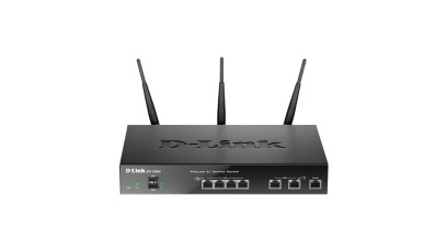 Router D-Link Gigabit Ethernet DSR-1000AC, Inalámbrico, 4x RJ-45, 2x USB, 2.4/5GHz, 3 Antenas de 2dBi 