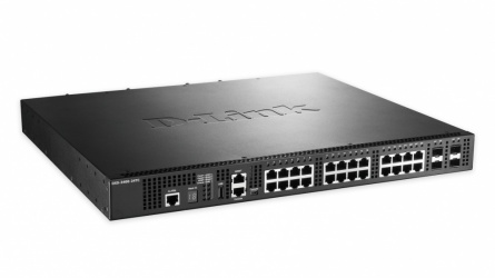 Switch D-Link Gigabit Ethernet DXS-3400-24TC, 20 Puertos 10/100/1000Mbps + 4 Puertos SFP, 480Gbit/s, 48.000 Entradas - Administrable 
