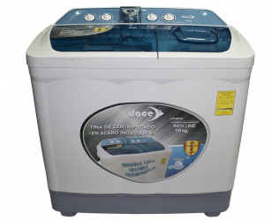 Dace Lavadora de Carga Superior LS1801S, 18kg Lavado, Blanco 