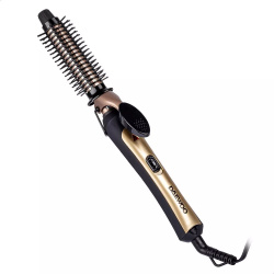 Daewoo Rizadora de Cabello DCR-4020, 200°, Negro/Dorado 