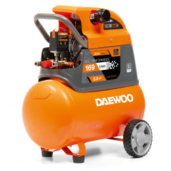 Daewoo Compresor de Aire Horizontal DAC24D, 24L, 115psi, 2HP, 230V 