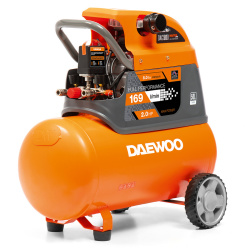 Daewoo Compresor de Aire Horizontal DAC50D, 50L, 115psi, 2.5HP, 230V 