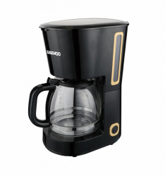 Daewoo Cafetera DCM-1884, 1.5 Litros, Negro 