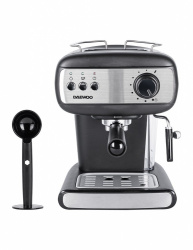 Daewoo Cafetera para Expreso DES-1548, 1 Taza, 1200ml, Negro/Plata 