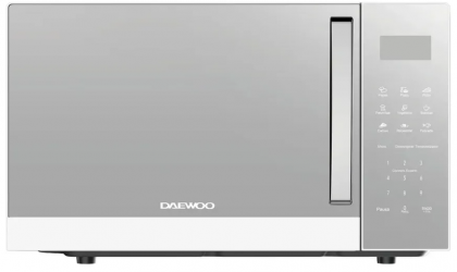 Daewoo Horno de Microondas DMM-0920WG, 0.9 Pies Cúbicos, 900W, 25.5 Litros, Plata 