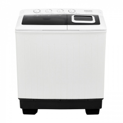 Daewoo Lavadora de Carga Vertical DWTT15M2NUFW, 15kg, Blanco/Negro 
