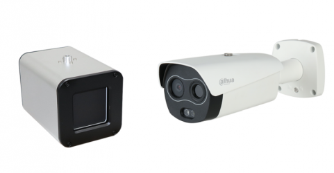 Dahua Cámara Térmica IP Bullet para Interiores TPC-BF3221-T, Alámbrico, 256 x 192 Pixeles — incluye Caja de Medición de Temperatura 