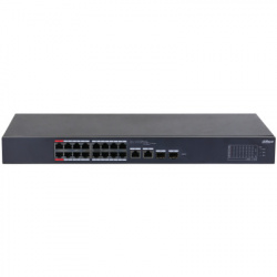 Switch Dahua Gigabit Ethernet DH-CS4218-16ET-135 18 Puertos 10/100/1000 (16x PoE) + 2 Puertos SFP, 135W, 7.2Gbit/s, 8000 Entradas - Administrable 