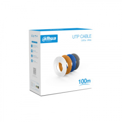 Dahua Bobina de Cable Cat5e UTP, 100 Metros, Blanco 