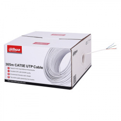 Dahua Bobina de Cable Cat5e, 305 Metros, Blanco 