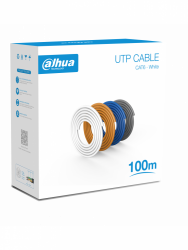 Dahua Bobina de Cable para Videovigilancia Cat6 UTP, 100 Metros, Blanco 
