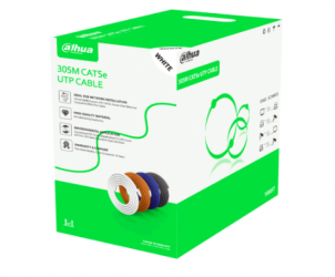 Dahua Bobina de Cable Ethernet Cat5e, UTP, 305 Metros 