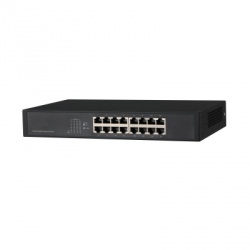 Switch Dahua Gigabit Ethernet PFS3016-16GT, 16 Puertos 10/100/1000Mbps, 32Gbit/s, 8000 Entradas - No Administrable 
