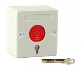 Dahua Botón de Pánico DHI-ARD812, Alámbrico, Gris/Rojo 