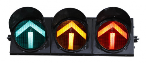 Dahua Flechas Directoras FX300-3H-I3022HSA, 3 Caras, Rojo/Amarillo/Verde 