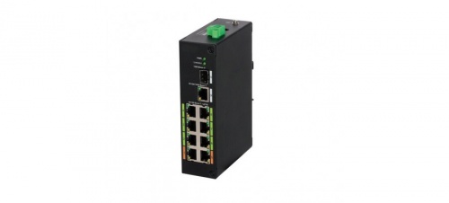 Switch Dahua Fast Ethernet LR2110-8ET-120, 10 Puertos 10/100Mbps (8x PoE), 8.8Gbit/s, 8000 Entradas - Administrable 
