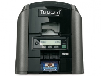 DataCard CD800 Impresora de Credenciales, Sublimación de Tinta, 300 x 1200 DPI, 1 Cara, USB, Ethernet, Negro 