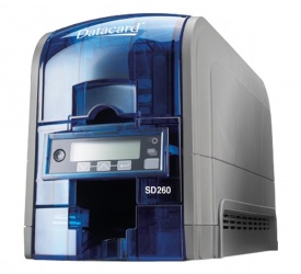 DataCard SD260 Impresora de Credenciales, Sublimación, 1 Cara, 300DPI, USB, Azul/Gris 