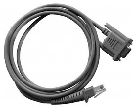 Datalogic CAB-327 Cable RS-232 Hembra, 9P, 1.8 Metros, Gris - Requiere Fuente de Poder 