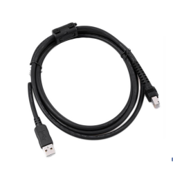 Datalogic CAB-438 Cable Plano USB A, 2 Metros, Negro 