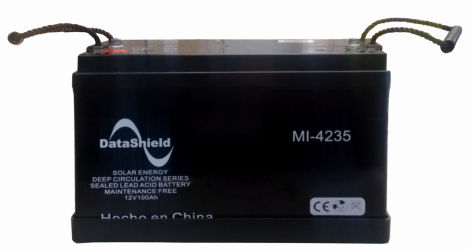 DataShield Bateria Sellada MI-4235, 100.000mAh, 12V, para Sistema de Energía Solar 