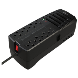 Regulador DataShield RAD2000, 1kW, 2.000VA, Entrada 120V, Salida 120V, 8 Salidas 