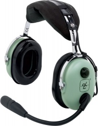 David Clark Auriculares con Micrófono H10-13H, Alámbrico, Negro/Verde 