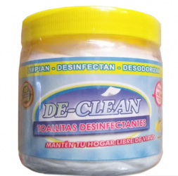 De-Clean Toallas Húmedas Desinfectantes, 40 Piezas 