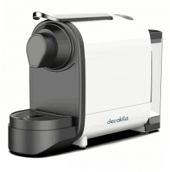 Decakila Cafetera para Expreso KUCF013W, 1 Taza, 700ml, Blanco/Negro 