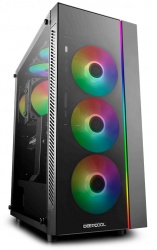 Gabinete Deepcool MATREXX 55 ADD-RGB con Ventana, Midi-Tower, ATX/EATX/Micro ATX/Mini-ITX, USB 2.0/3.0, sin Fuente, Negro 