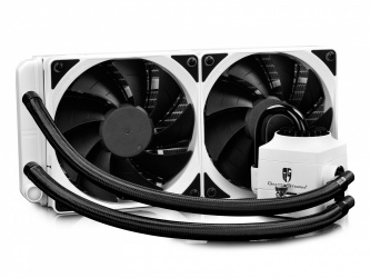 DeepCool Captain 240EX RGB Enfriamiento Liquido para CPU, 2x 120mm, 500-1800RPM 