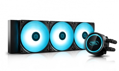 DeepCool GAMMAXX L360 V2 Enfriamiento Liquido para CPU, 3x 120mm, 500-1800RPM 