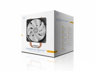 Disipador CPU DeepCool GAMMAXX 400 V2 LED Rojo, 120mm, 500 - 1650RPM, Aluminio/Negro 