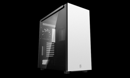 Gabinete DeepCool MACUBE 550 con Ventana, Full-Tower, ATX/Micro ATX/Mini-ITX, USB 3.0, sin Fuente, 1 Ventilador Instalado, Blanco 
